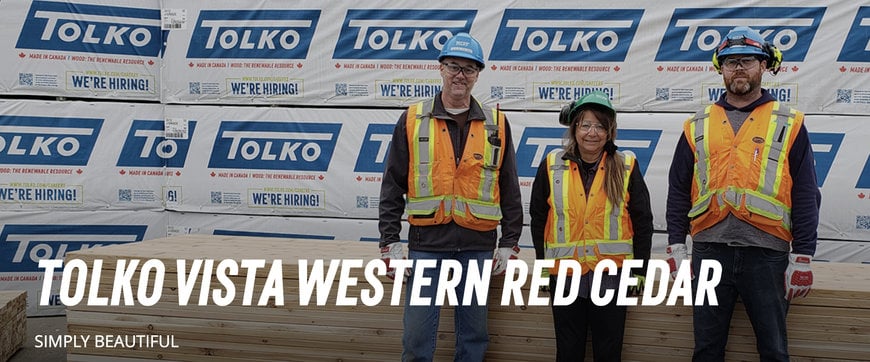 TOLKO VISTA WESTERN RED CEDAR